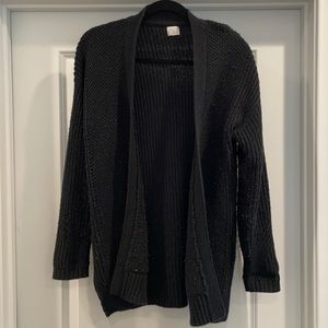 Black cardigan